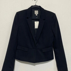 Halogen NWT Nordstrom Black Blazer Jacket Size 8